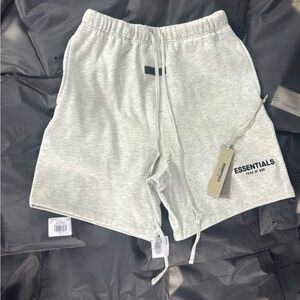 ESSENTIALS Light-oatmeal Shorts small